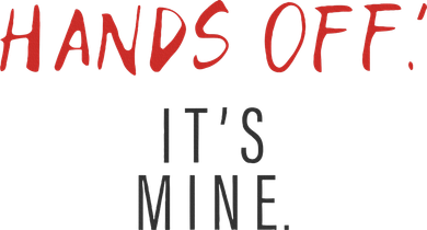 Hands Off ItS Mine Funny Trending Quote Doggie Tank