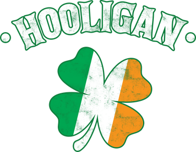 Hooligan Shamrock Ireland Flag Toddler Long Sleeve