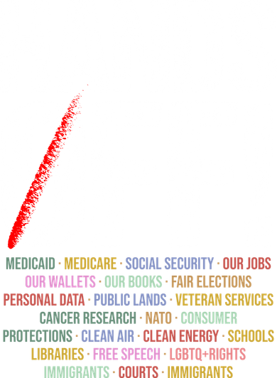 Hands Off Protest Coffee Mug