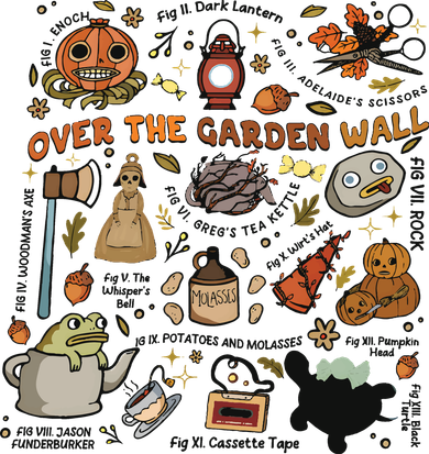 Halloween Over The Garden Wall Pumpkin Kids Sweatshirt