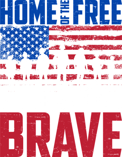 Home Of The Free Because Of The Brave Memorial Day Kids T-Shirt
