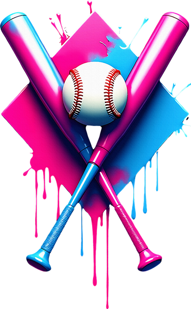 Home Plate Drip Ice Cream Softball Baseball Kids Sweatshirt