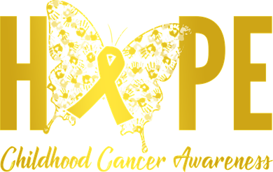 Hope Childhood Cancer Awareness Butterfly Coaster