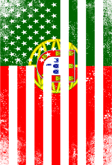 Half Portuguese Flag Vintage American Inside Me Usa Gift Women's Tank Top