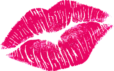 Hot Pink Lips Neon 80s Lipstick Party Women's Tank Top