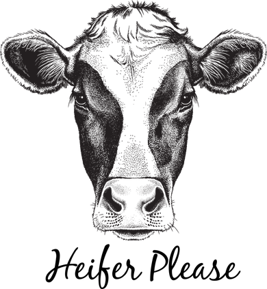Heifer Please Funny Cow Toddler Hoodie
