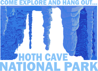 Hoth Ice Cave National Park Explore Kids T-Shirt