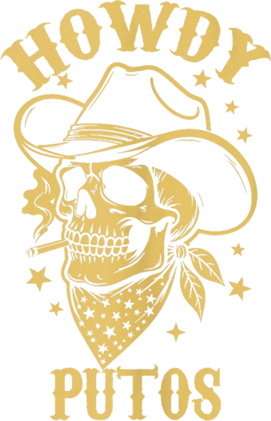 Howdy Putos Shirt Funny Skull Cowboy Spanish Men Women Women's Tank Top