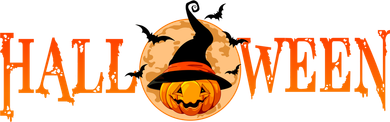 Halloween Pumpkin Witch Logo Toddler T-Shirt