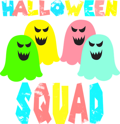 Halloween Ghost Squad Kids T-Shirt