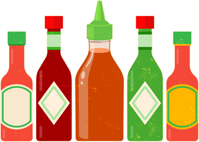 Hot Sauce Bottle Collection Toddler Hoodie