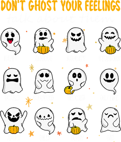 Halloween School Counselor DonT Ghost Your Feeling Teacher Button