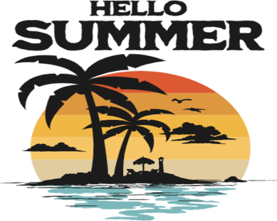 Hello Summer Women's V-Neck T-Shirt