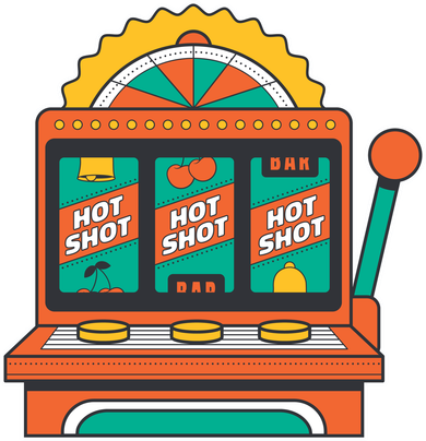 Hot Shot Slot Machine Kids Sweatshirt