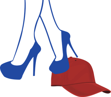 Heels Stepping On Red Hat Ornament