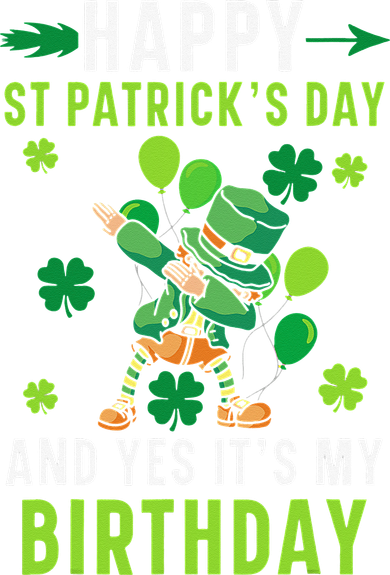 Happy St Patrick's Day And Yes It's My Birthday Irish Doggie Tank
