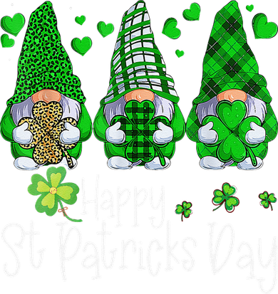 Happy Saint Patrick's Day Gnomes Shamrock Leprechaun Irish Happy Cute Coaster