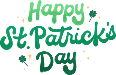 Happy St Patrick's Day Holiday Gift Coaster