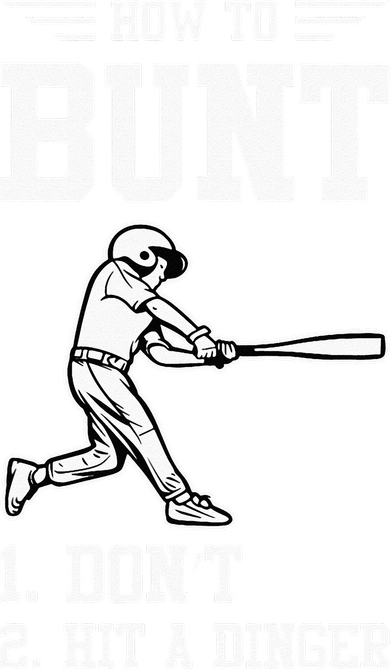 How To Bunt Batter Baseball Men Catcher Pitcher Hat