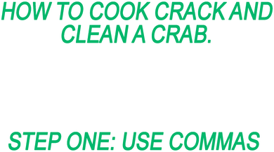 How To Cook Crack And Clean A Crab Use Commas Golf Towel