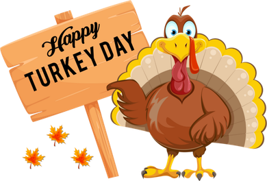 Happy Turkey Day Funny Thanksgiving Family Graphic Mousepad