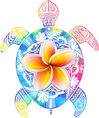 Hawaiian Tie Dye Sea Turtle Gift Cool Hawaii Gift For Men And Women Button