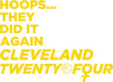 Hoops They Did It Again Cleveland Twenty Four Coaster