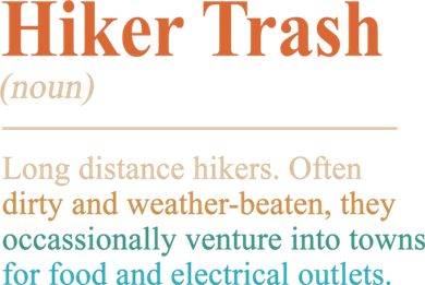 Hiker Trash Definition Funny Hiking Lover Hiking Trail Ornament