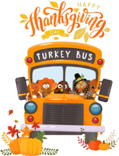 Happy Thanksgiving Day Turkey School Bus Driver Gifts Women's T-Shirt