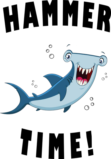 Hammer Time Funny Hammerhead Shark Hat