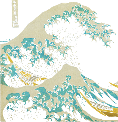Hokusai The Great Wave Backpack