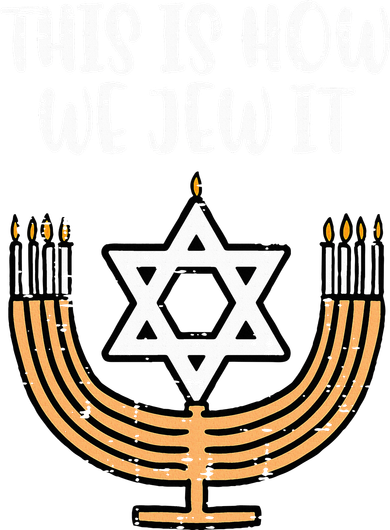 Hanukkah This How We Jew It Chanukah Menorah Tumbler