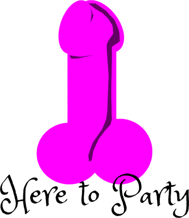 Here To Party Dick Dirty Funny Adult Sex Joke Gift Idea Coffee Mug