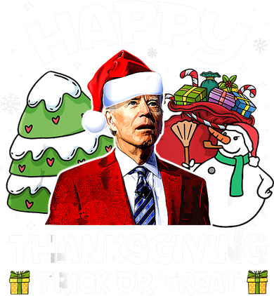 Happy Thanksgiving Trick Or Treat Joe Biden Santa Christmas Tumbler
