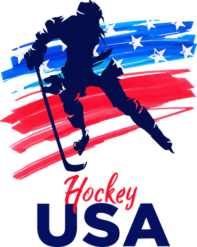 Hockey Usa Support The Team U.S.A Ice Hockey Lover Kids T-Shirt