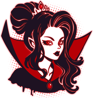 Halloween Dracula Vampire Princess Kids Sweatshirt