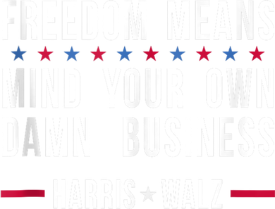 Harris Walz 2024 Mind Your Own Damn Business Bucket Hat