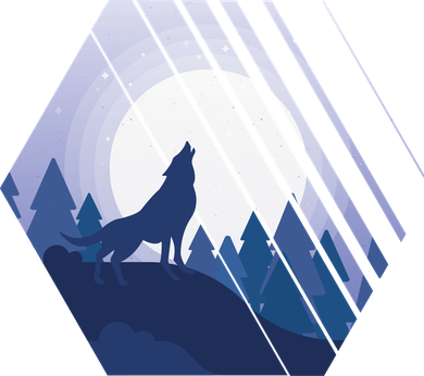 Howling Wolf Doggie Tank