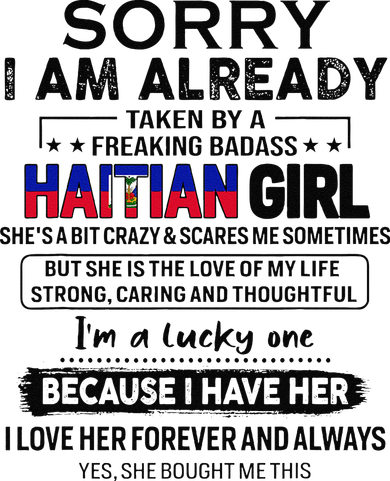 Haitian Wife IM Lucky One To Have A Haitian Bucket Hat