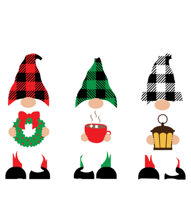 Hanging With My Gnomies, Merry Christmas Gnomes Garden Gnome Kids Long Sleeve Shirt