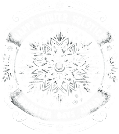 Happy Winter Solstice Brighter Snowflake Days Ahead Kids Long Sleeve Shirt