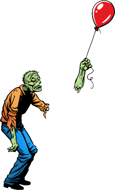 Halloween Zombie Balloon Funny Cut Off Arm Women's T-Shirt