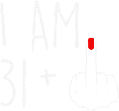 I Am 31 Plus 1 Middle Finger For A 32nd Birthday For Women Doggie Tank