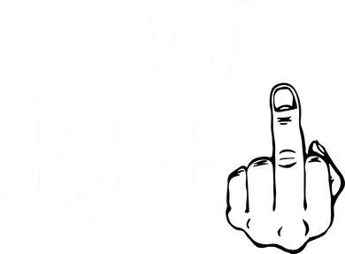I Am 90 Middle Finger Funny 90th Birthday Gift Polo