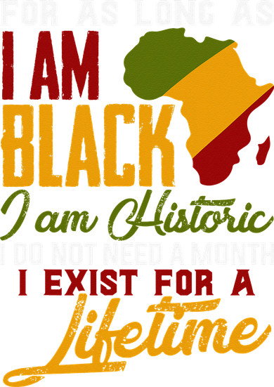 I Am Black History Lifetime Cool Black History Month Kids Hoodie