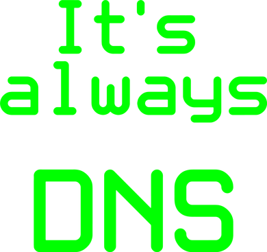 It's Always DNS Button
