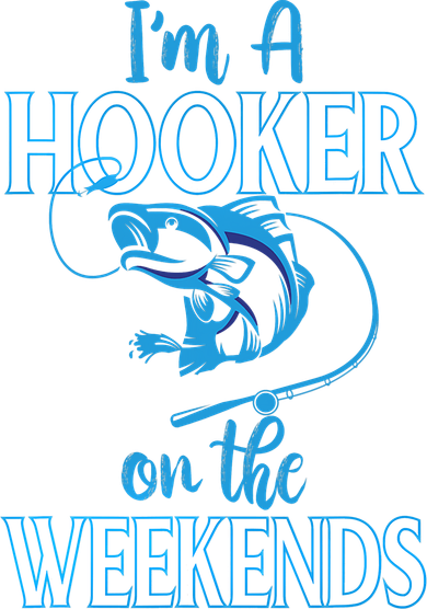 I'm A Hooker On The Weekends Fishing Fish Lover Kids Long Sleeve Shirt
