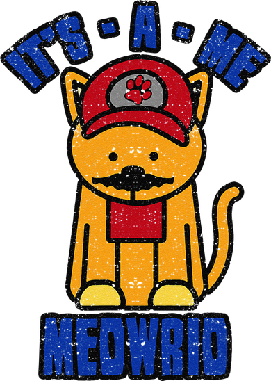 Its A Me Meowrio Funny Cat Mario Women's T-Shirt