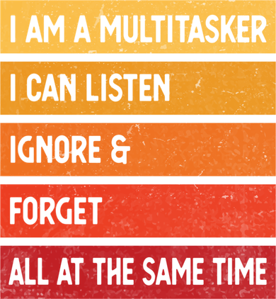 Im A Multitasker I Can Listen Ignore And Forget Retro Vintage Gift Hooded Wearable Blanket