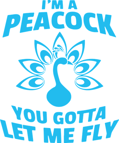 I'm A Peacock You Gotta Let Me Fly Kids Long Sleeve Shirt